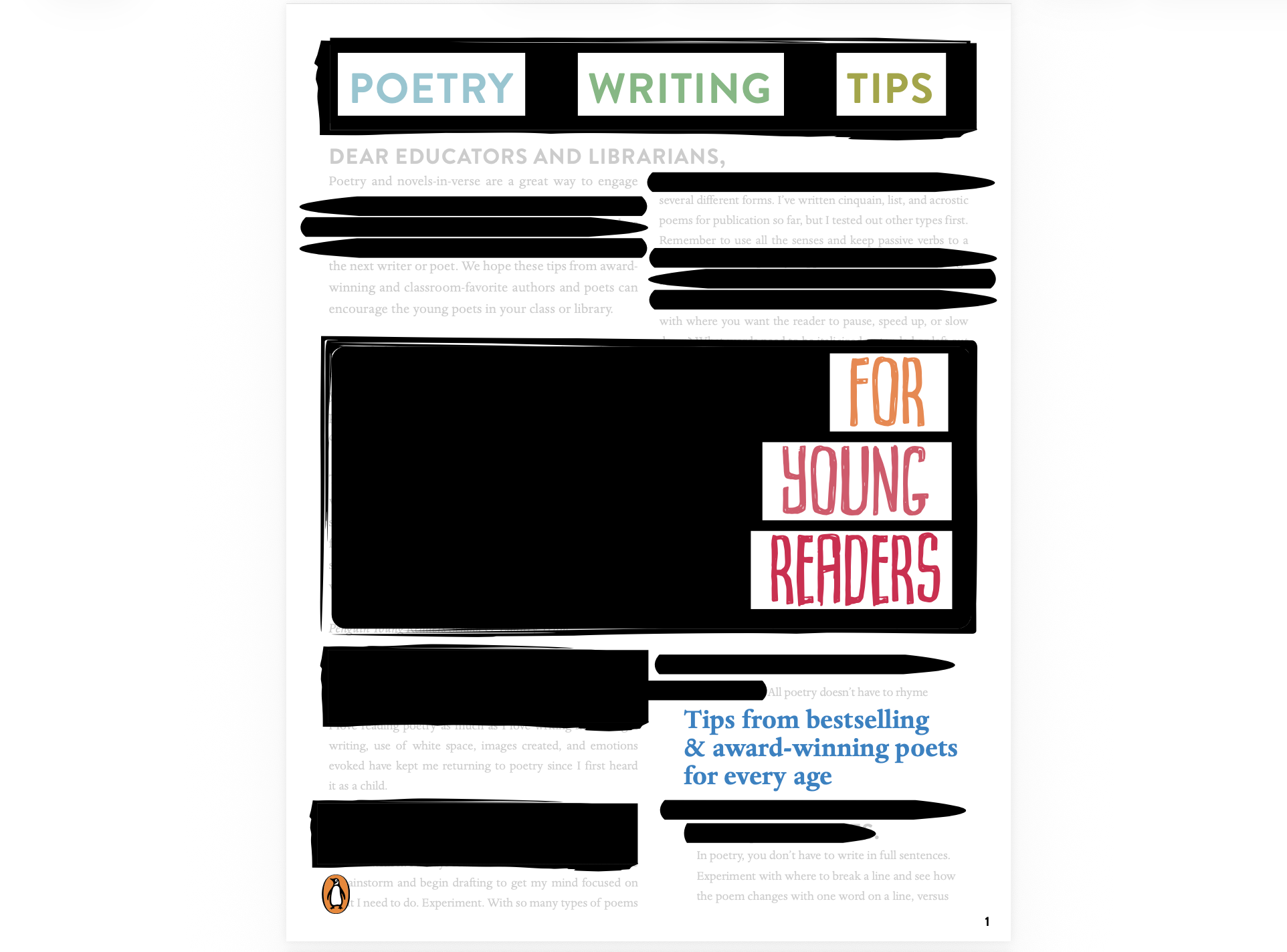 Poetry Writing Tips