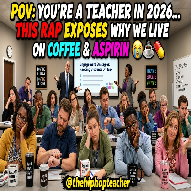 “POV: You’re a Teacher in 2026… This Rap EXPOSES Why We Live on Coffee & Aspirin 😭☕💊”