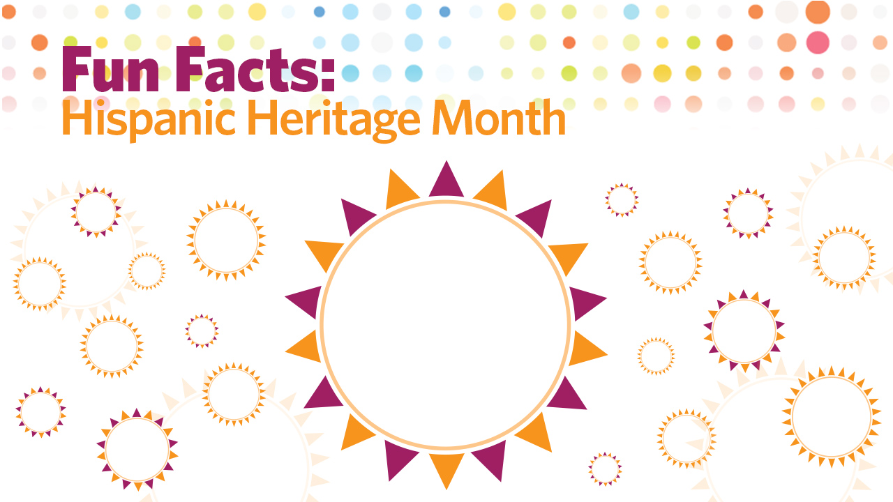 Hispanic Heritage Month Fun Facts