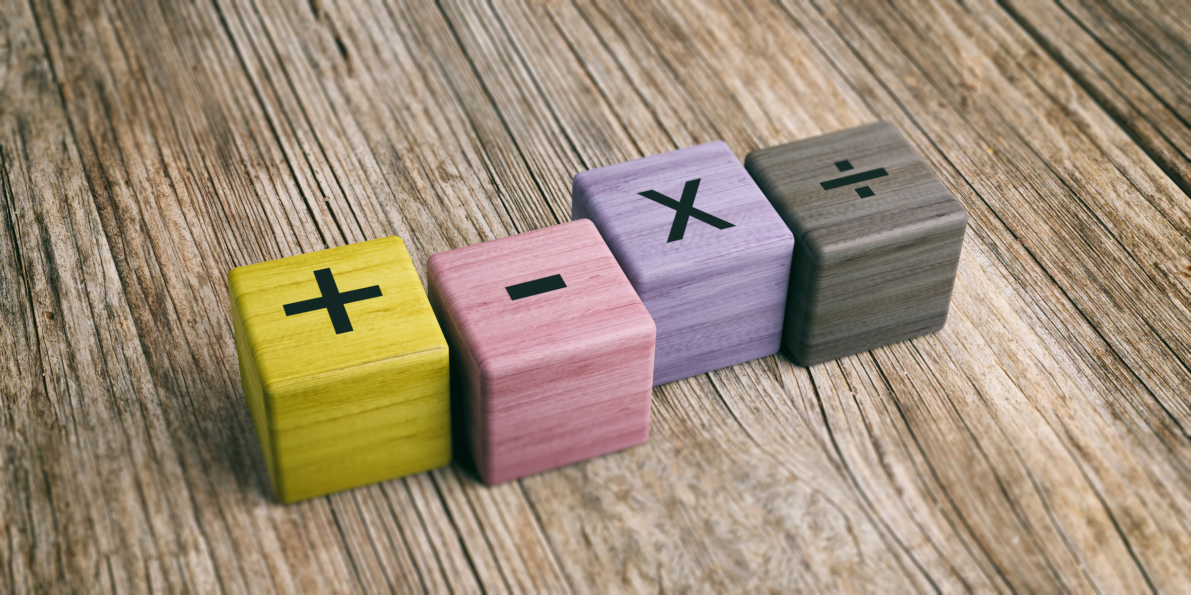 Table top math cards