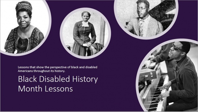 Black History Month Lesson and Project Pack: Highlighting Black Disabled Individuals in American History 